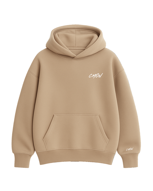 BEIGE BASIC HOODIE