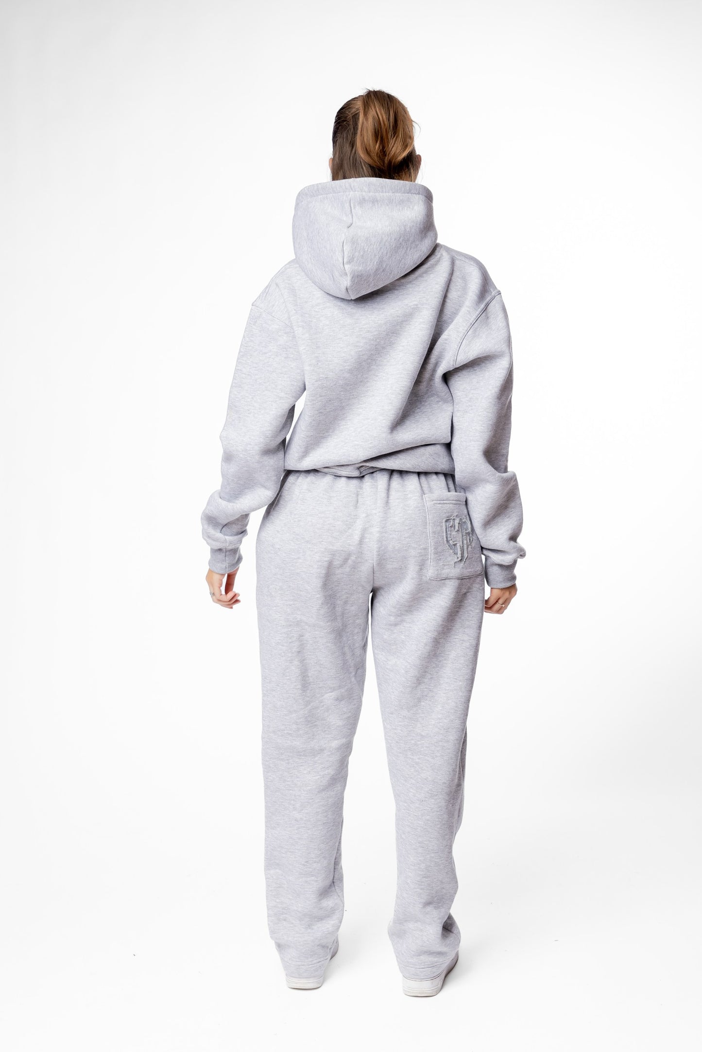 BASIC DISTRESSED TRACKSUIT GREY