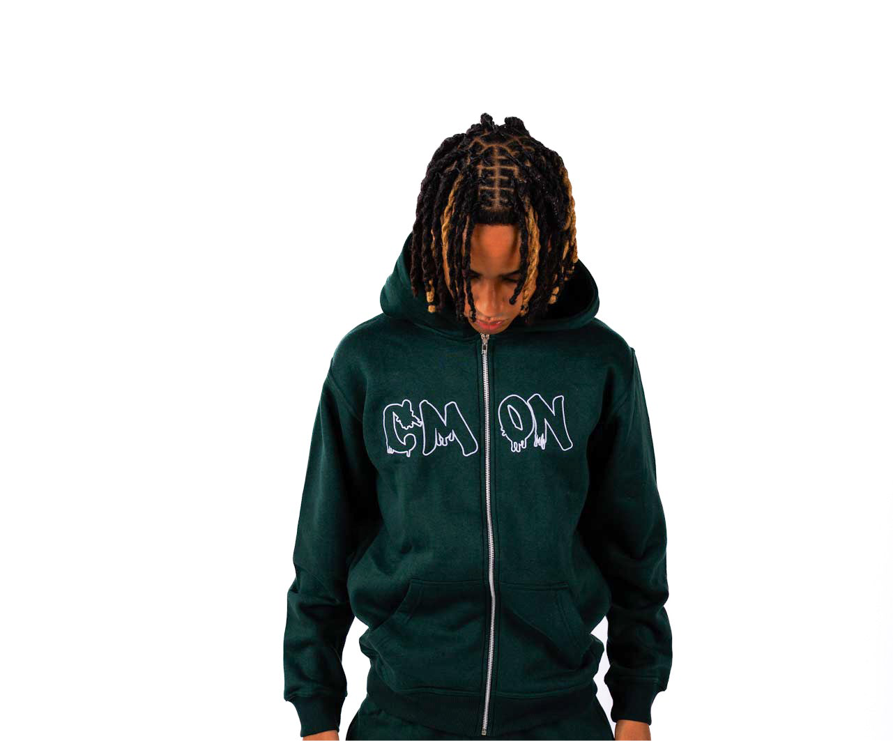 C‘MON ZIP HOODIE GREEN