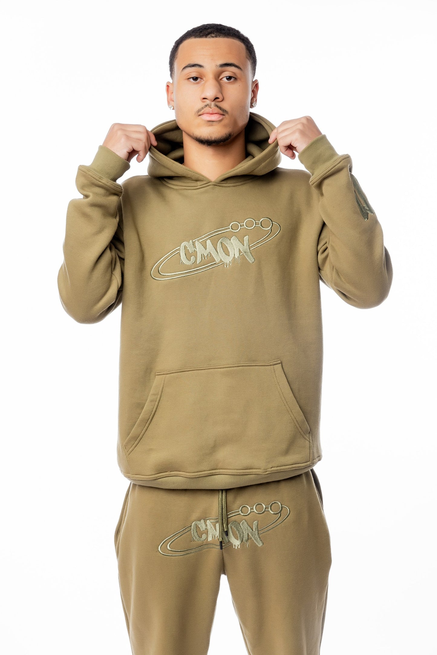 C'MON HOODIE OLIVEGREEN