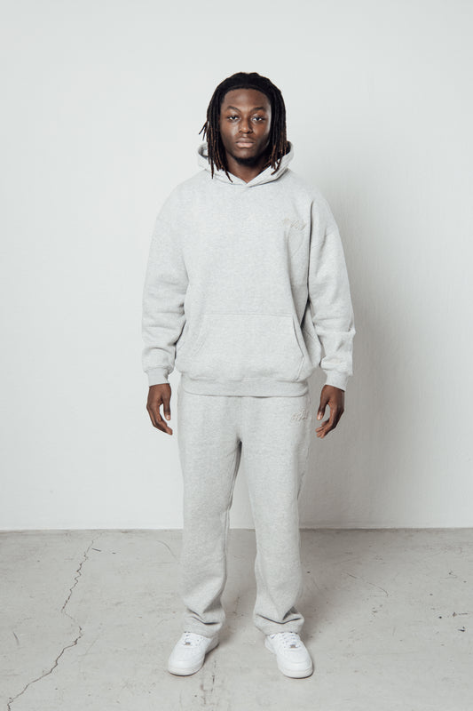 GREY SIGNATURE HOODIE