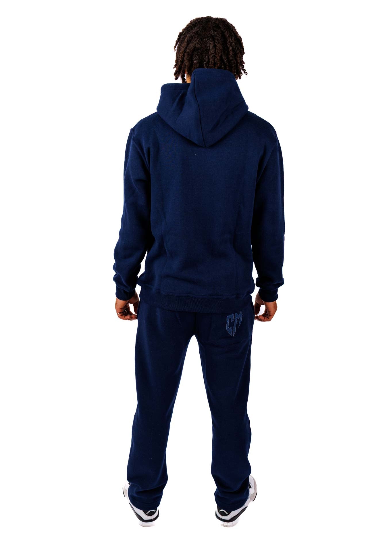 BASIC DISTRESSED TRACKSUIT DARKBLUE - C‘mon
