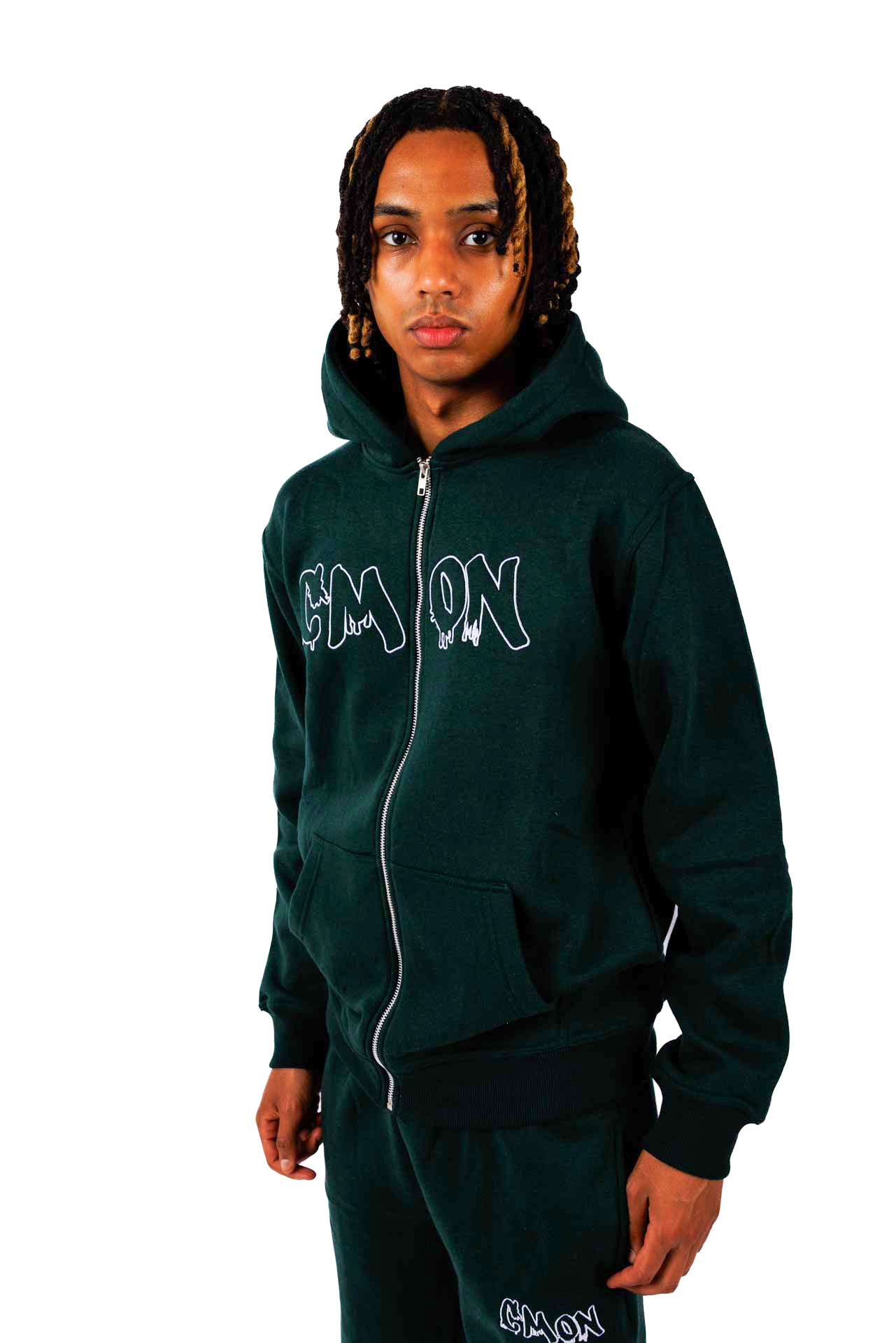 C‘MON ZIP HOODIE GREEN