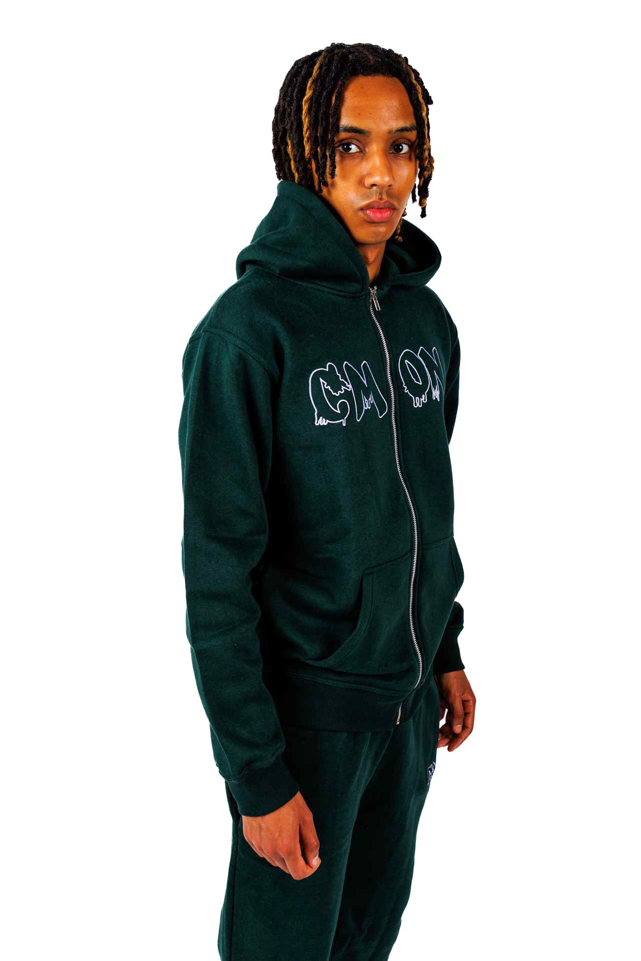 C‘MON ZIP HOODIE GREEN