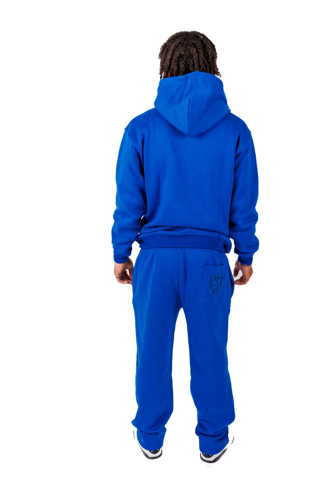 BASIC DISTRESSED TRACKSUIT ROYALBLUE - C‘mon