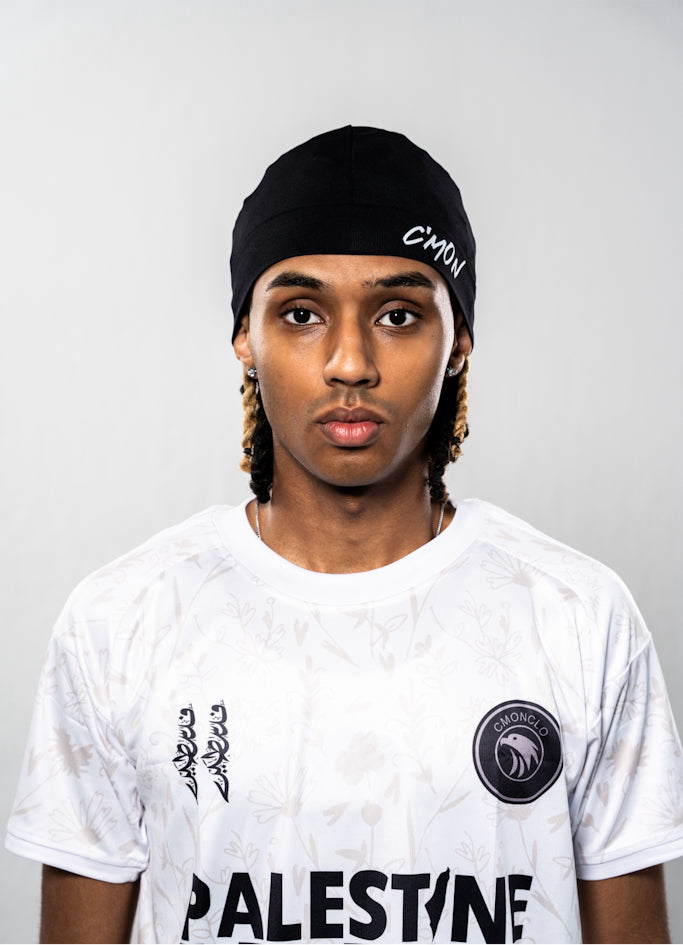 CMON SCULL CAP BLACK WHITE BEANIE