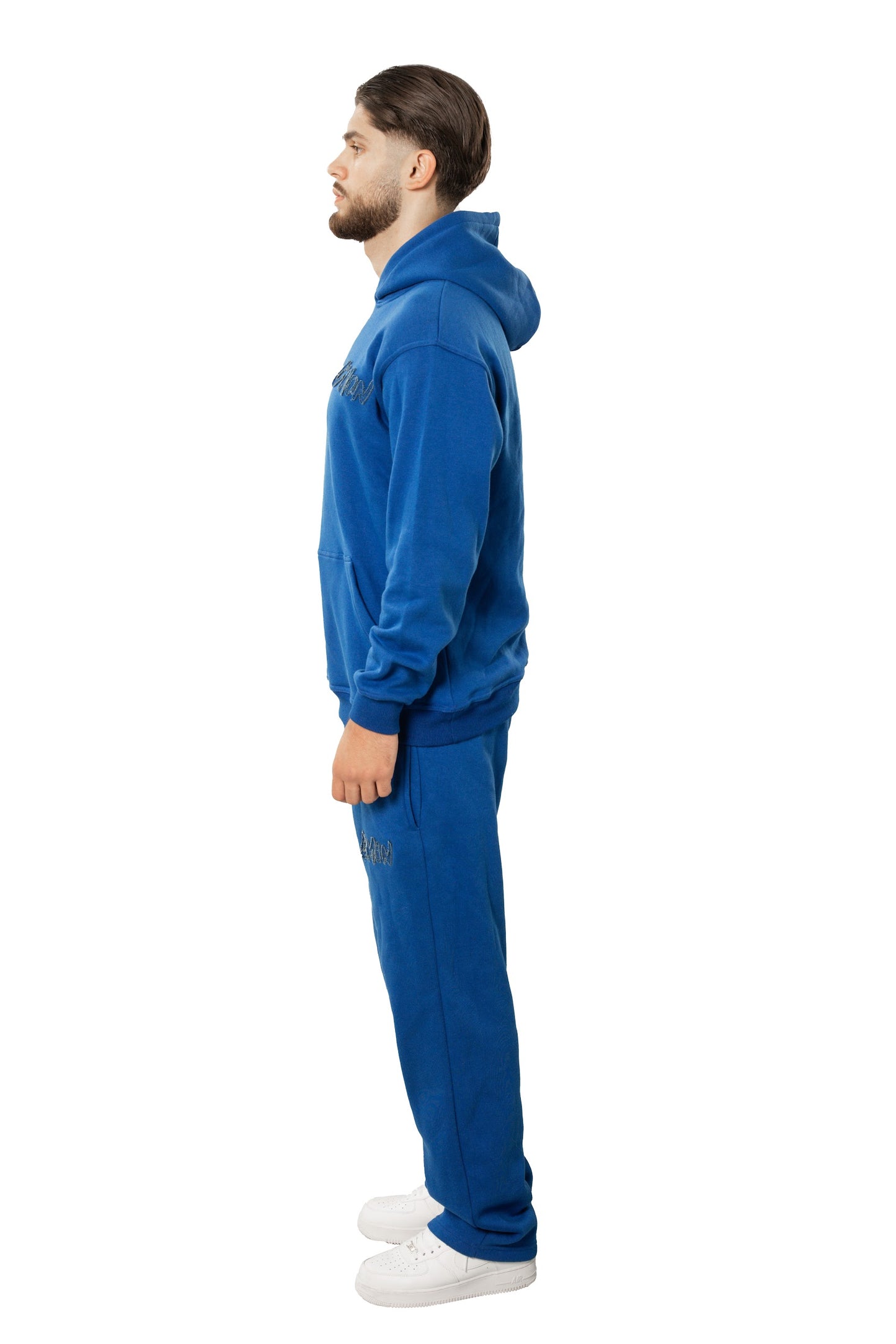 BASIC DISTRESSED TRACKSUIT ROYALBLUE