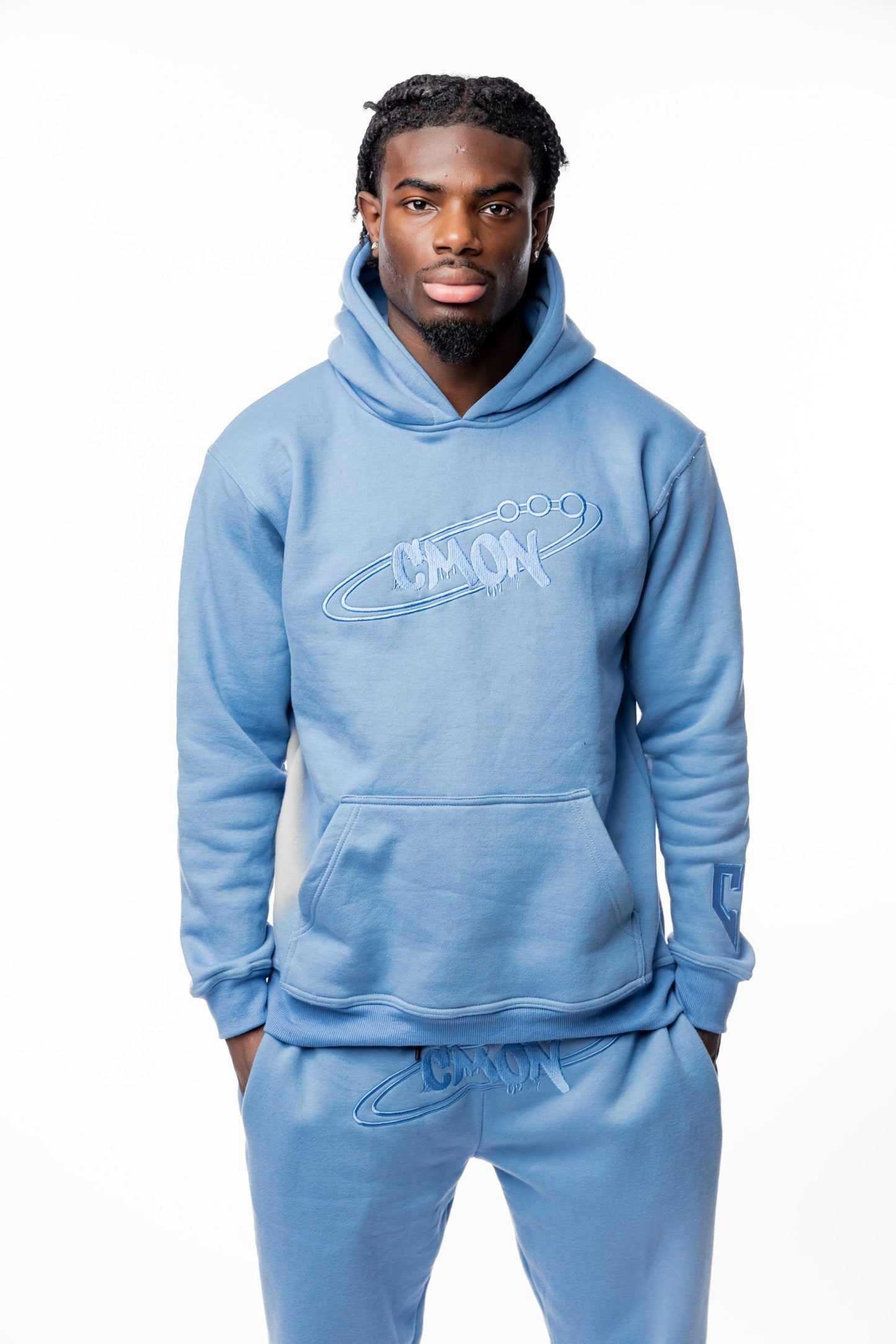 C'MON HOODIE BABYBLUE