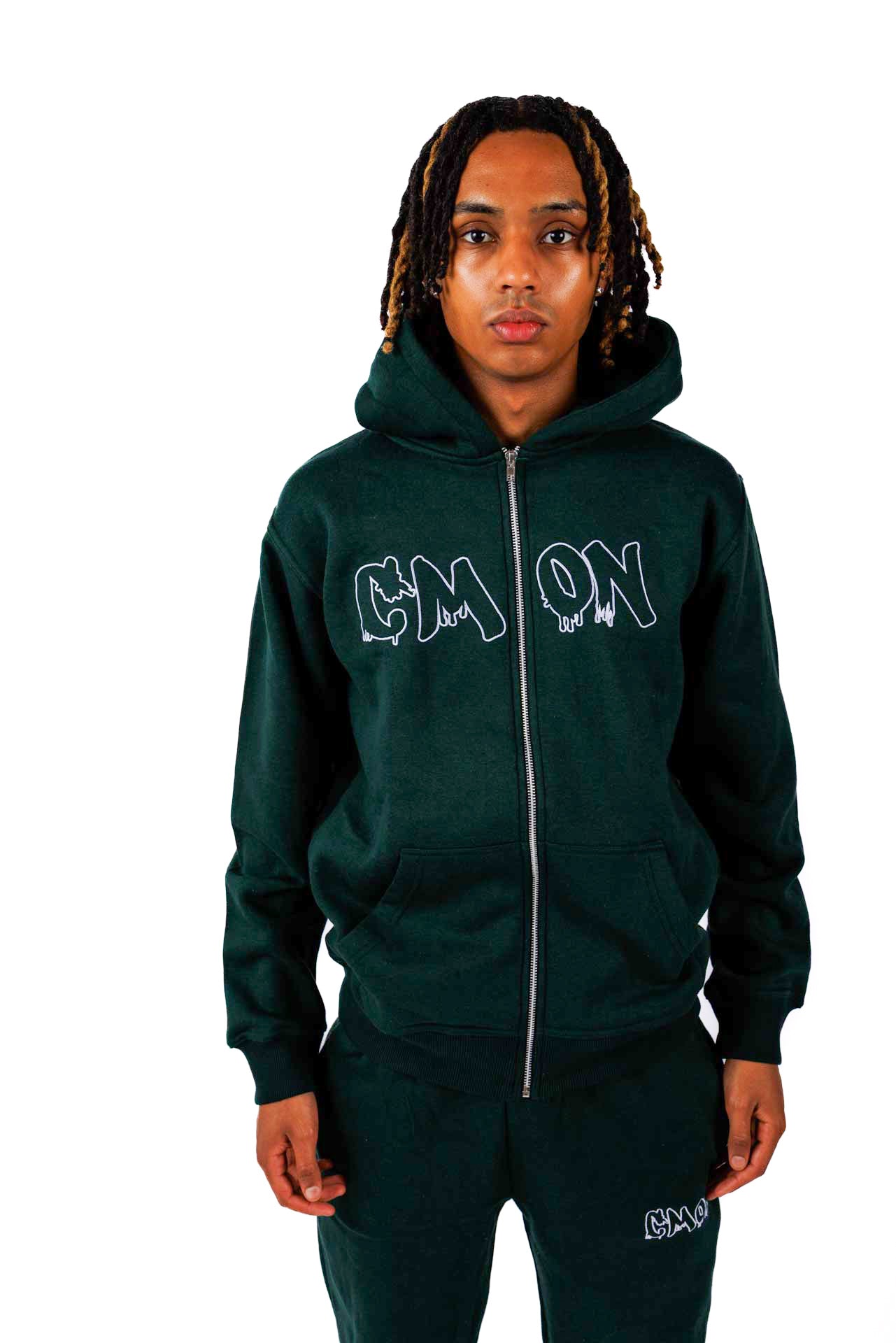 C‘MON ZIP HOODIE GREEN