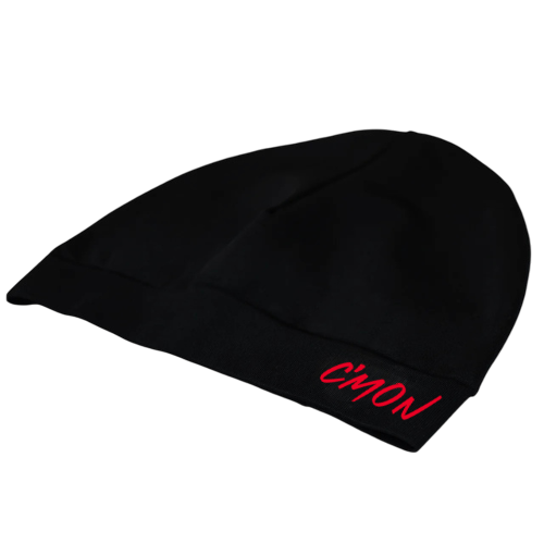 CMON SCULL CAP BLACK RED BEANIE