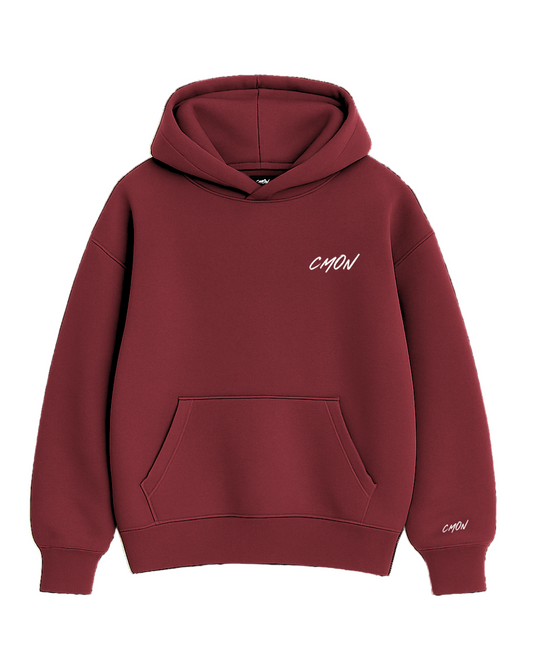 BORDEAUX BASIC HOODIE - C‘mon