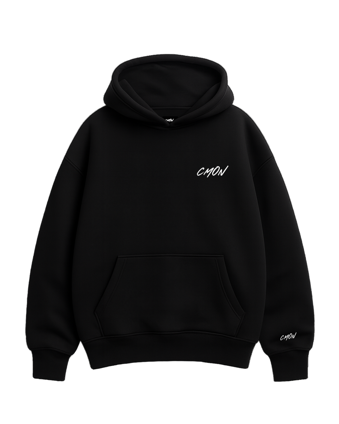 BLACK BASIC HOODIE