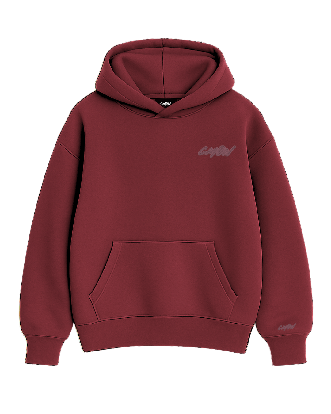 WINE RED SIGNATURE HOODIE - C‘mon