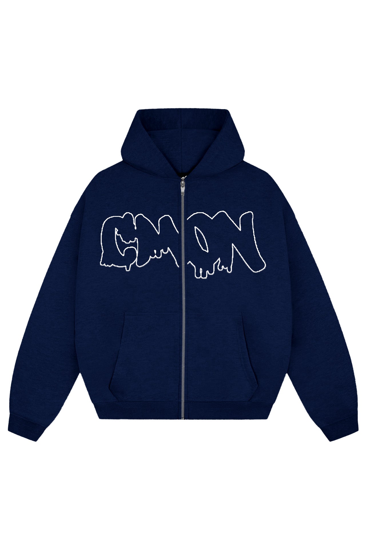 C‘MON ZIP HOODIE DARKBLUE - C‘mon