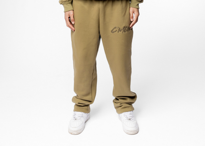 PANTS BASIC DISTRESSED OLIVEGREEN