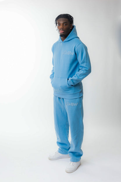 PANTS BASIC DISTRESSED BABYBLUE - C‘mon