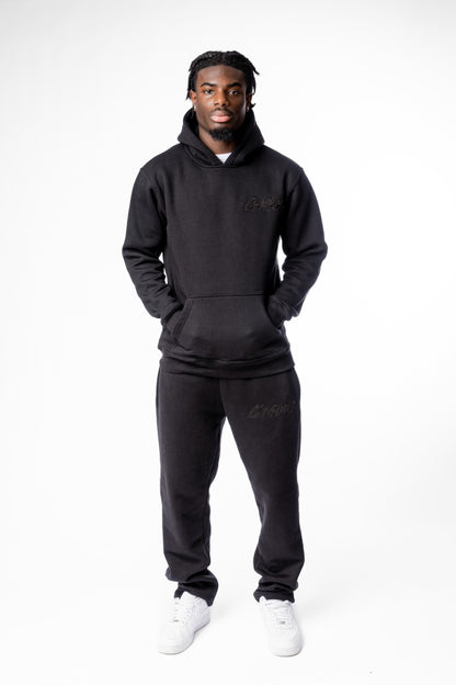 PANTS BASIC DISTRESSED BLACK - C‘mon