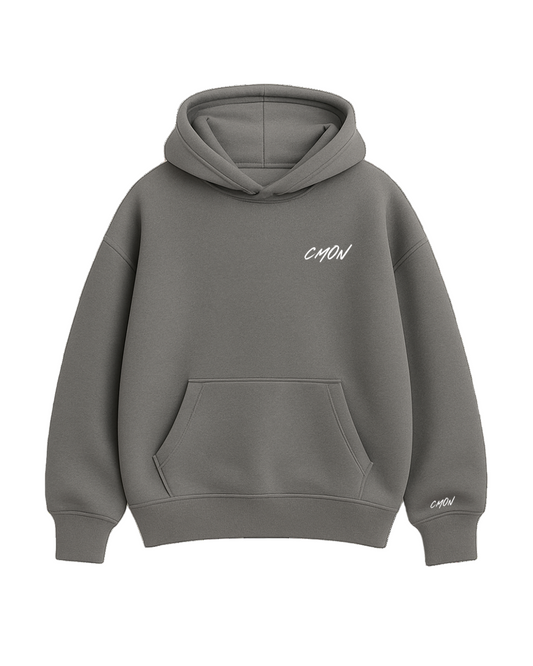 CHARCOAL GREY BASIC HOODIE