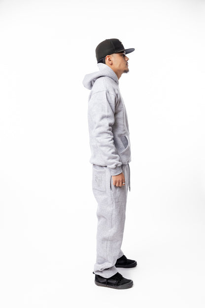 PANTS BASIC DISTRESSED GREY - C‘mon