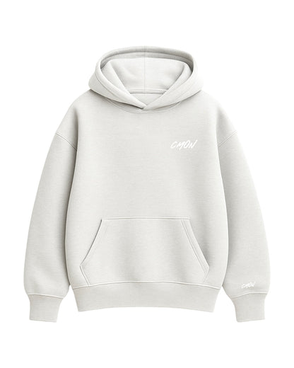 GREY BASIC HOODIE - C‘mon