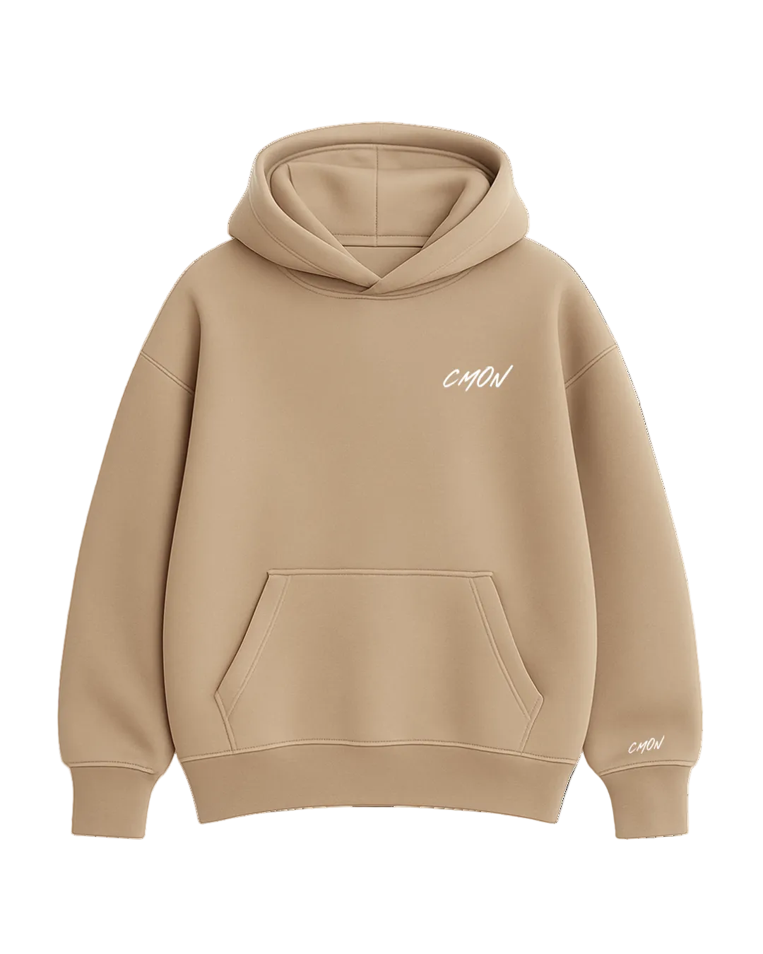 BEIGE BASIC HOODIE