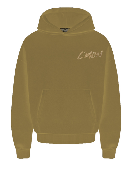 C'MON HOODIE OLIVEGREEN Small