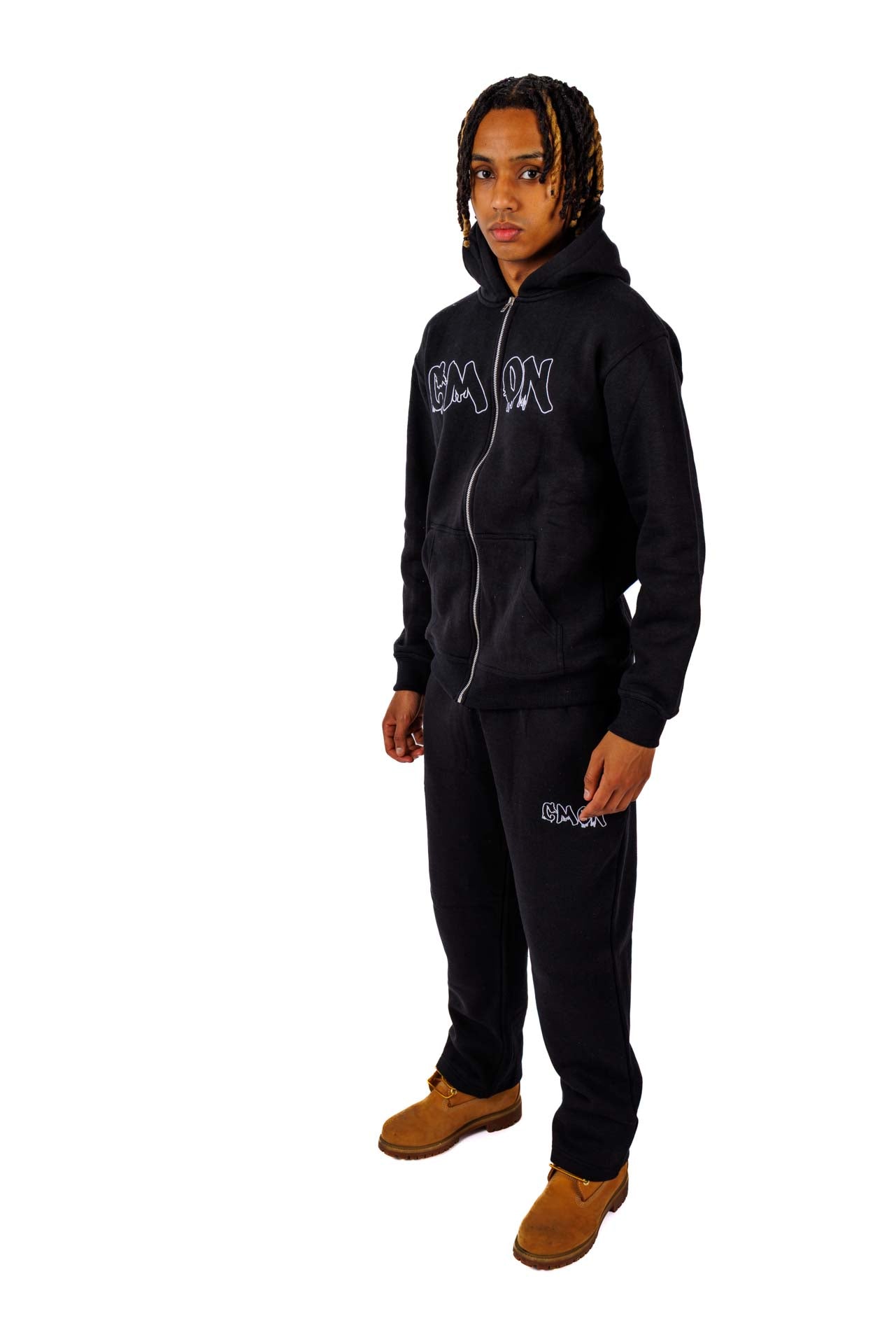 C‘MON ZIP HOODIE BLACK
