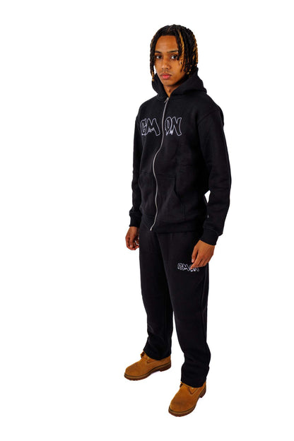 C‘MON ZIP HOODIE BLACK