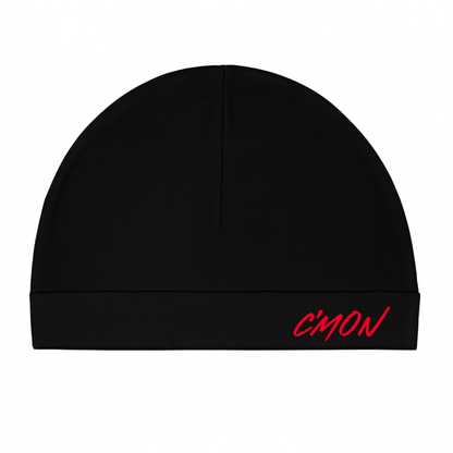 CMON SCULL CAP BLACK RED BEANIE