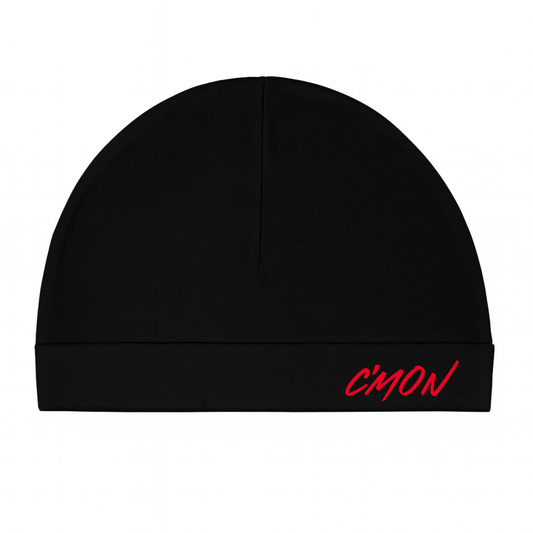 CMON SCULL CAP BLACK RED BEANIE