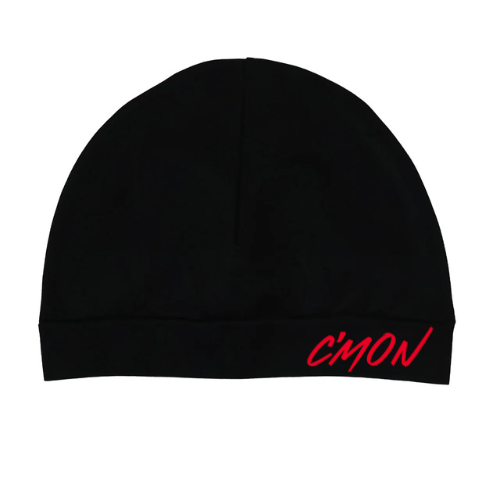 CMON SCULL CAP BLACK RED BEANIE