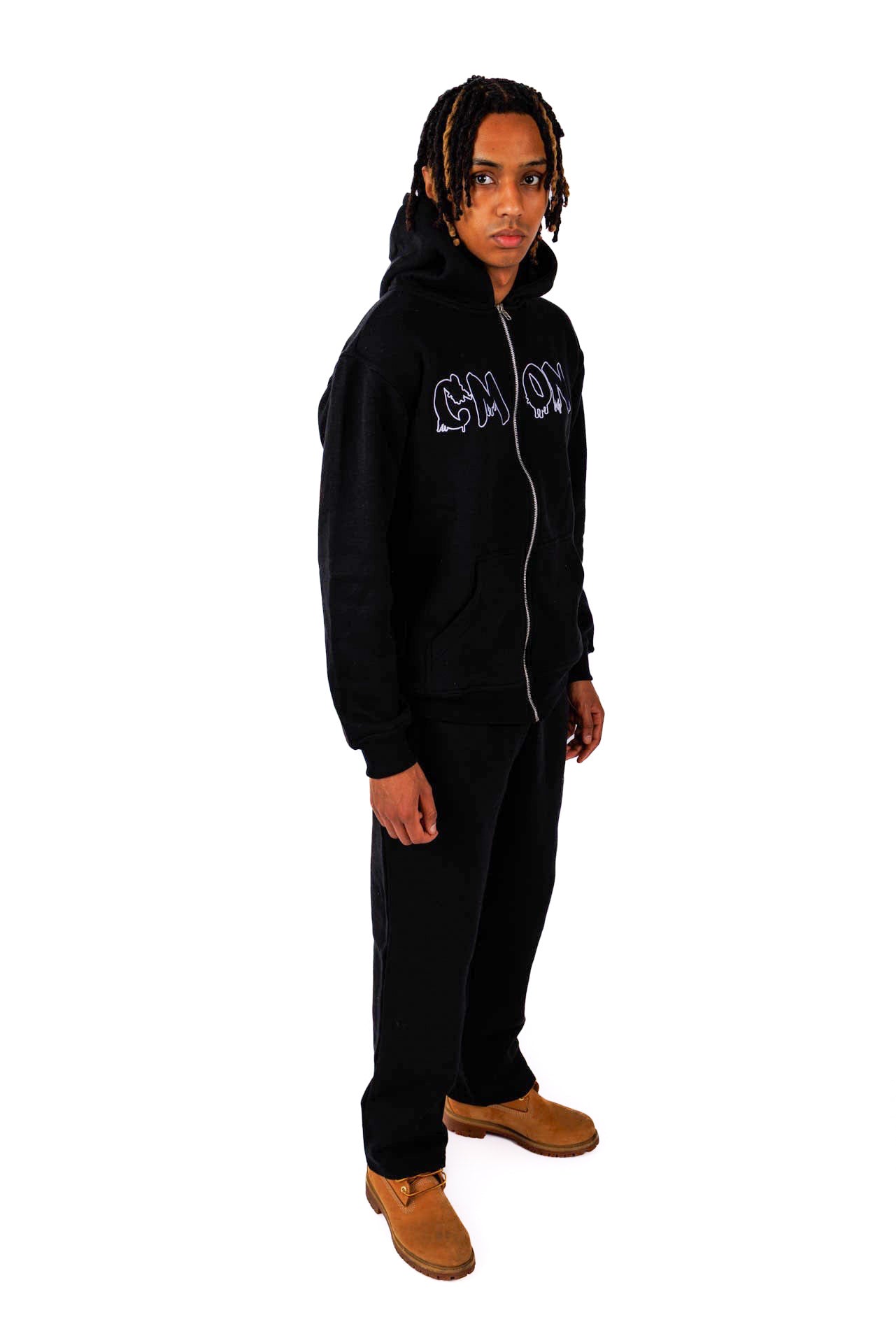 C‘MON ZIP HOODIE BLACK