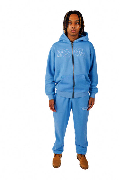 C‘MON ZIP HOODIE BABYBLUE