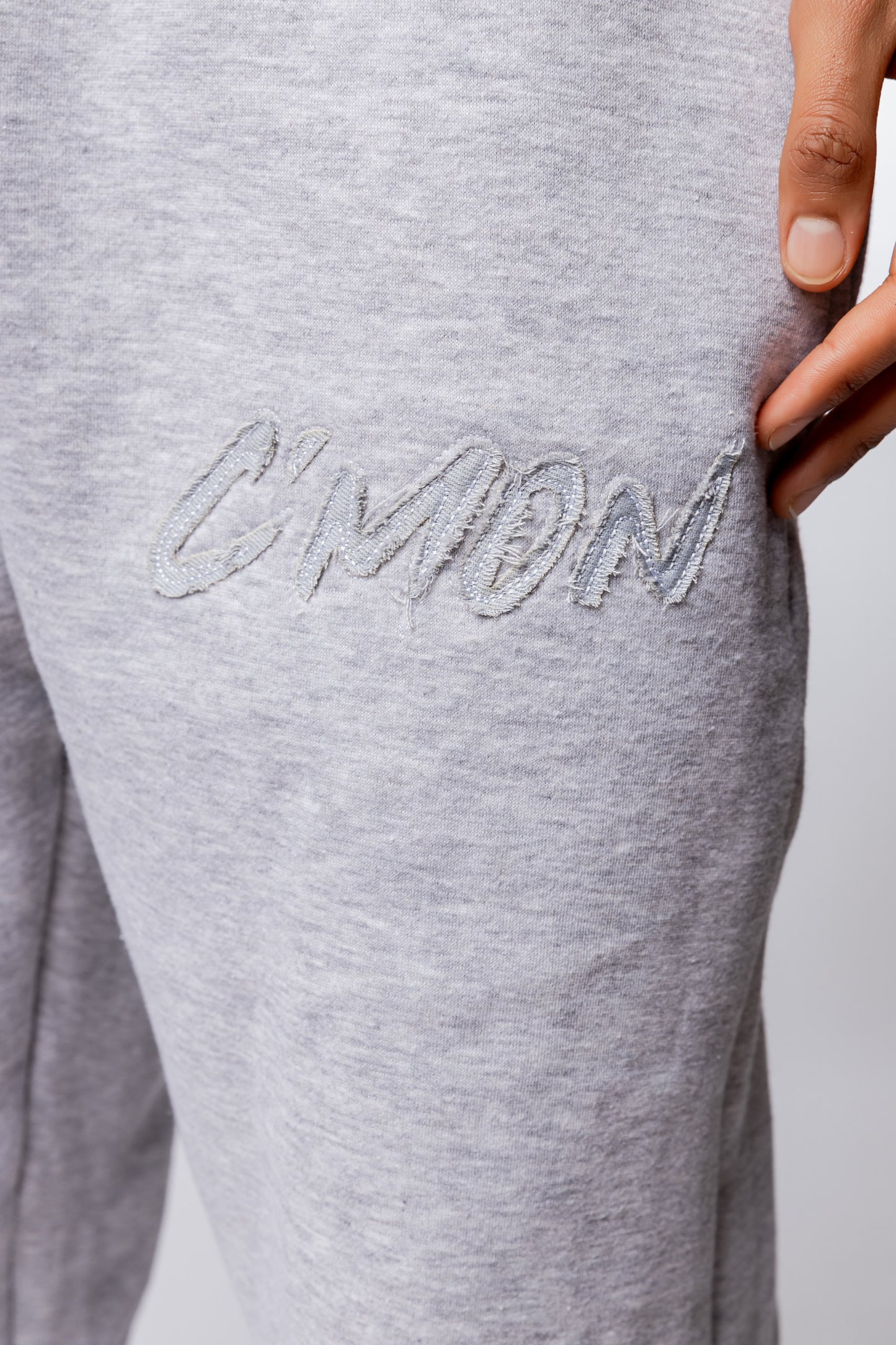 BASIC DISTRESSED TRACKSUIT GREY