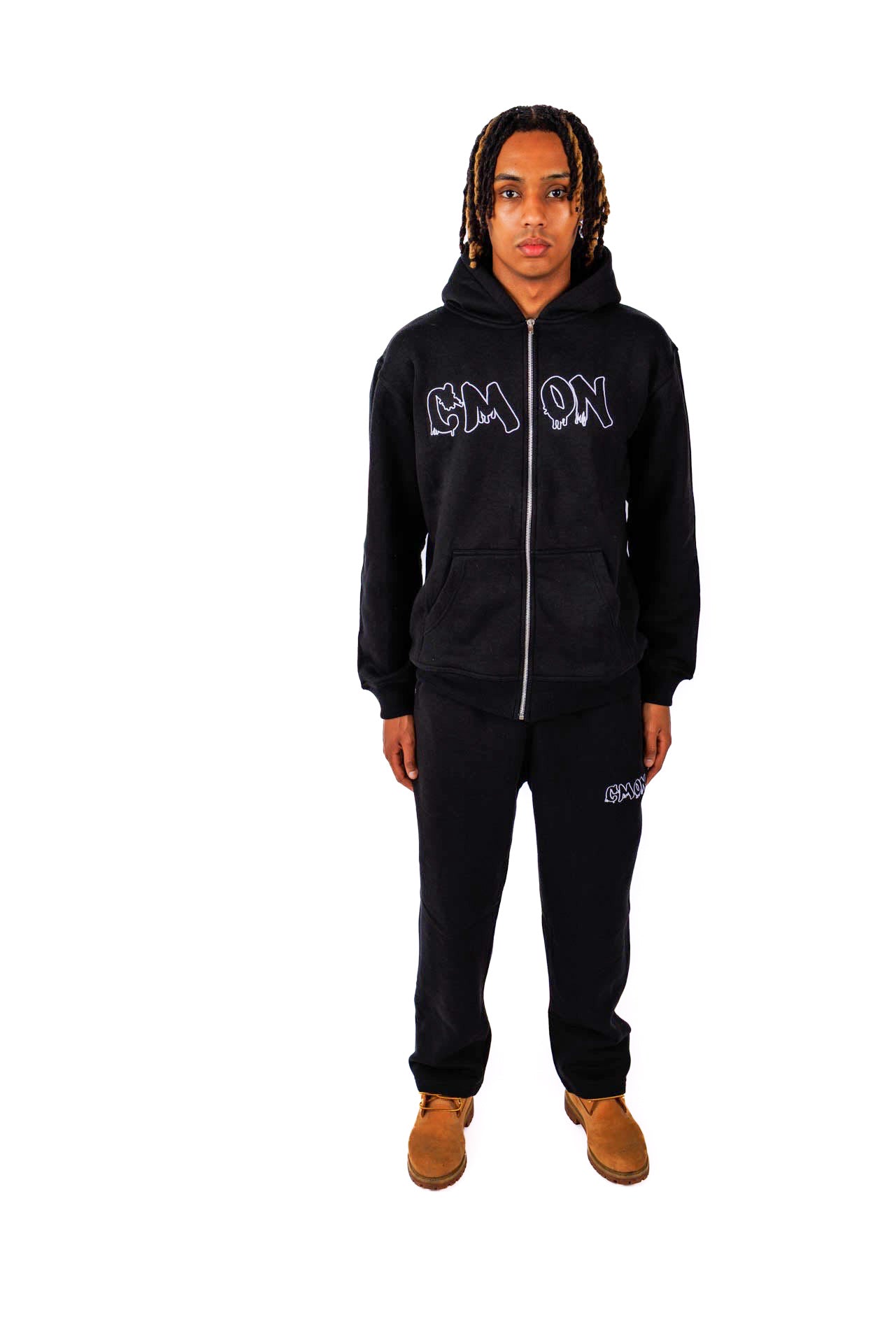 C‘MON ZIP HOODIE BLACK
