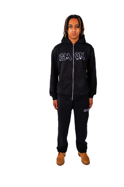 C‘MON ZIP HOODIE BLACK