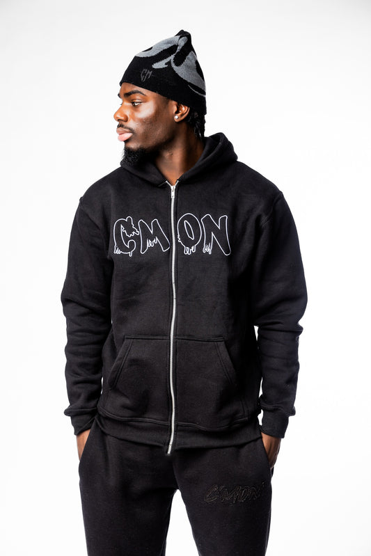 CM BEANIE BLACK GREY