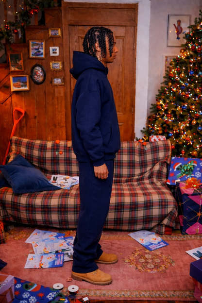 NAVY BASIC HOODIE - C‘mon