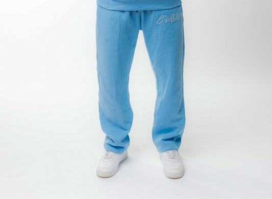 PANTS BASIC DISTRESSED BABYBLUE