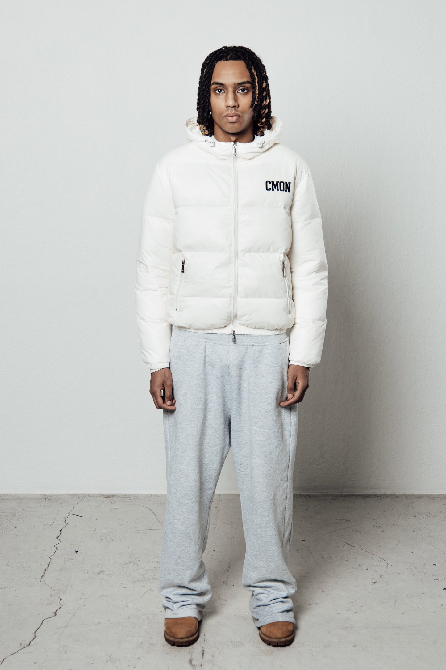 WHITE PUFFER JACKET
