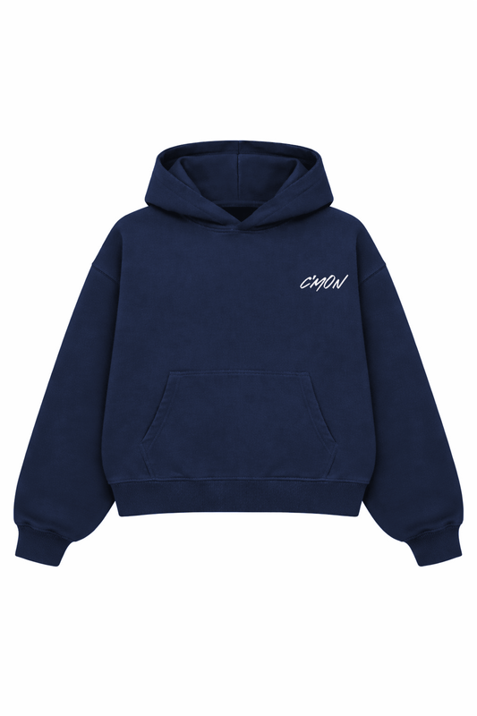 NAVY BASIC HOODIE