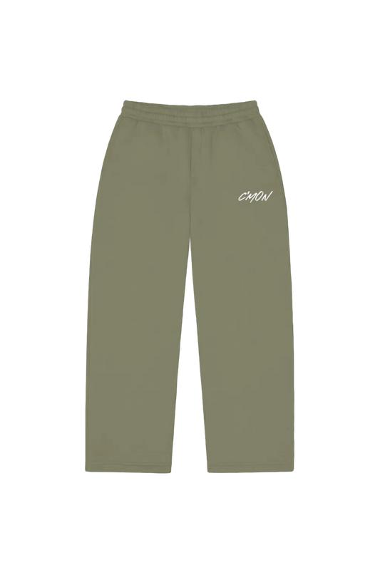 BASIC PANTS OLIVEGREEN OPEN LEG