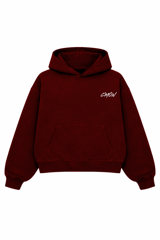BORDEAUX BASIC HOODIE
