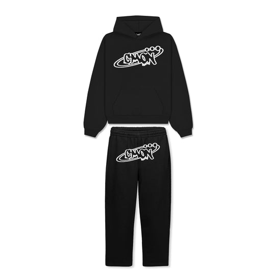 C’MON TRACKSUIT OLDSCOOL BLACK - C‘mon