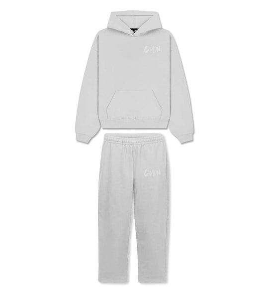 BASIC DISTRESSED TRACKSUIT GREY - C‘mon