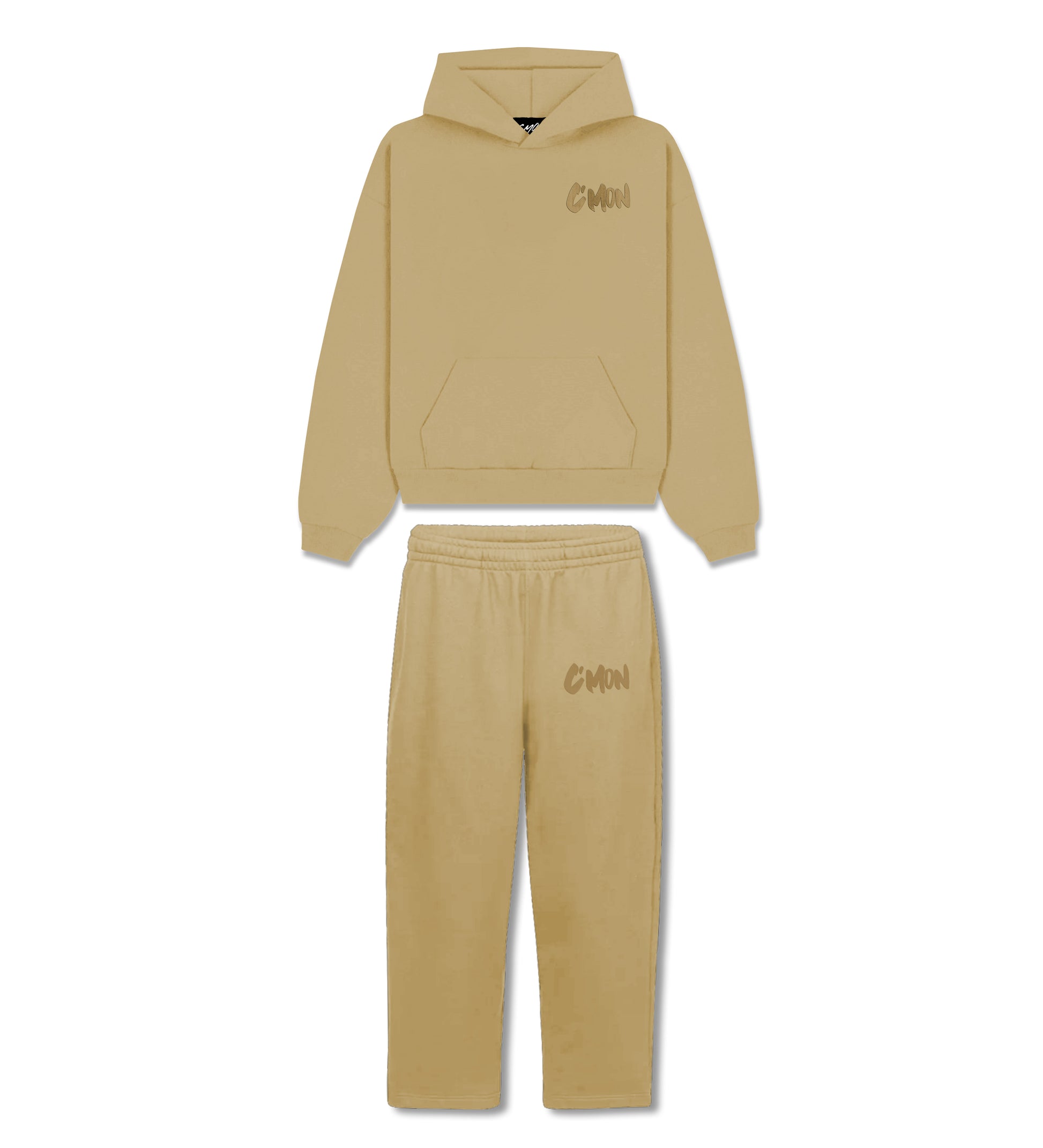 BASIC DISTRESSED TRACKSUIT OLIVEGREEN - C‘mon