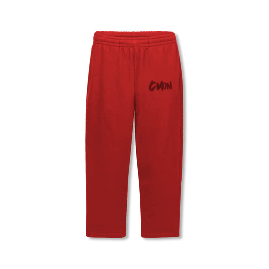 PANTS BASIC DISTRESSED RED - C‘mon
